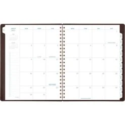 2023-2024 AT-A-GLANCE Signature 8.5" X 11" Academic Weekly & Monthly Planner, Faux Leather Cover, Brown (YP905A-09-24)