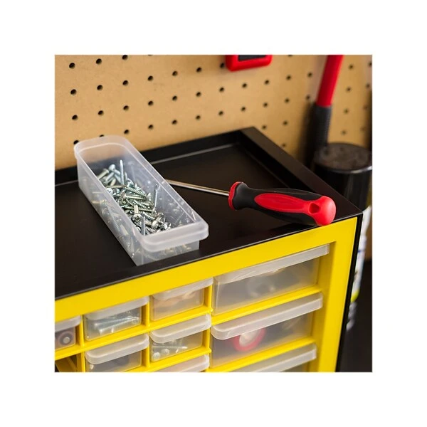 Iris 26-Drawer Desktop Storage Cabinet, Black/Yellow (500175) 7 Iris 26-Drawer Desktop Storage Cabinet, Black/Yellow (500175) - Image 5