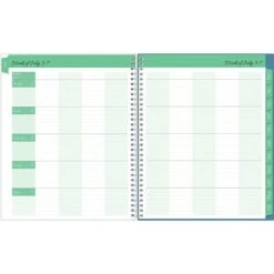 2023-2024 Blue Sky Ditsy Dapple Light 8.5" X 11" Academic Weekly & Monthly Planner, Paperboard Cover, Multicolor (132002-A24)