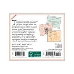 2023 Willow Creek Mystical Signs 5.4" X 6.2" Day-to-Day Calendar (30639)