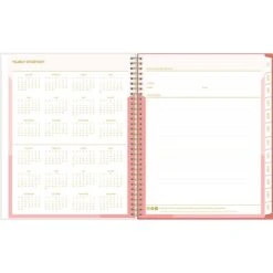 2023-2024 Blue Sky Cali 8.5" X 11" Academic Weekly & Monthly Planner, Plastic Cover, Pink (130619-A24) -Bostich Shop 088F50FA 0845 4A1B A1AABF2824D76DF3 s7