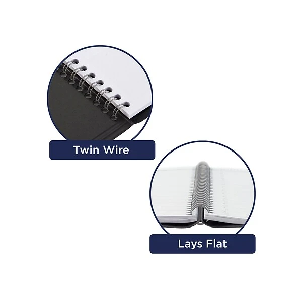 2023-2024 AT-A-GLANCE DayMinder 8.5" X 11" Academic Weekly & Monthly Appointment Book, Plastic Cover, Charcoal (AYC520-45-24) 8 2023-2024 AT-A-GLANCE DayMinder 8.5" X 11" Academic Weekly & Monthly Appointment Book, Plastic Cover, Charcoal (AYC520-45-24) - Image 6