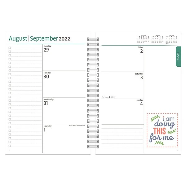 2023 Brush Dance Mindful Living 6.9" X 9.8" Weekly Karma Planner, Multicolor (9781975454685) 4 2023 Brush Dance Mindful Living 6.9" X 9.8" Weekly Karma Planner, Multicolor (9781975454685) - Image 2