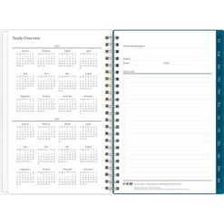 2023-2024 Blue Sky Bakah Blue 5" X 8" Academic Weekly & Monthly Planner, Paperboard Cover, White/Blue (131969-A24) -Bostich Shop 1A3C0DBE 2DDF 4FC1 B994CF470976364A s7