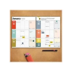 2023 TF Publishing New Beginnings 9" X 11" Weekly & Monthly Planner, Multicolor (LWM-23-9718) -Bostich Shop 1DC44351 241F 43A5 929A5DAC95BB096C s7