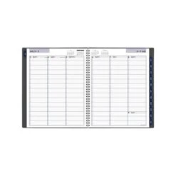 2023-2024 AT-A-GLANCE DayMinder 8.5" X 11" Academic Weekly & Monthly Appointment Book, Plastic Cover, Charcoal (AYC520-45-24)