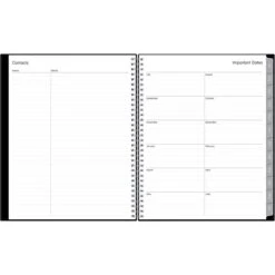 2023-2024 Blue Sky Enterprise 8.5" X 11" Academic Weekly & Monthly Planner, Plastic Cover, Black (130609-A24) -Bostich Shop 26B41BE3 C250 4887 8A87B7DF62DF9FC0 s7