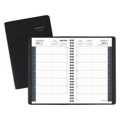 2023-2024 AT-A-GLANCE 5" X 8" Academic Daily Appointment Book, Faux Leather Cover, Black (70-807-05-24) -Bostich Shop 280C81A5 F156 49B5 A212100C9FA2F8E6 s7