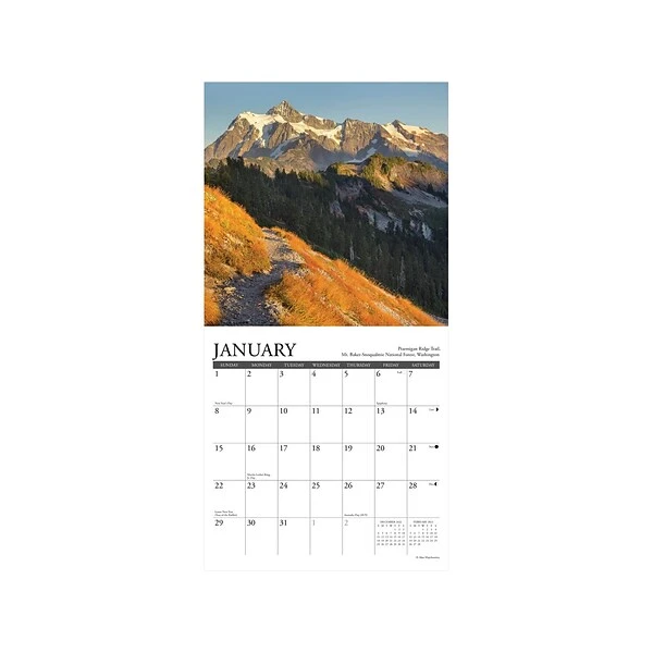 2023 Willow Creek Pathways 7" X 7" Monthly Wall Calendar (28575) 4 2023 Willow Creek Pathways 7" X 7" Monthly Wall Calendar (28575) - Image 2