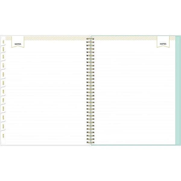 2023-2024 Blue Sky Day Designer Romance Mint 8.5" X 11" Academic Weekly & Monthly Planner, Paperboard Cover, Multicolor (142525) 8 2023-2024 Blue Sky Day Designer Romance Mint 8.5" X 11" Academic Weekly & Monthly Planner, Paperboard Cover, Multicolor (142525) - Image 6