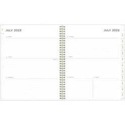 2023-2024 Blue Sky Ashley G Multicolor Smoke 8.5" X 11" Academic Weekly & Monthly Planner, Paperboard Cover (133681-A24)