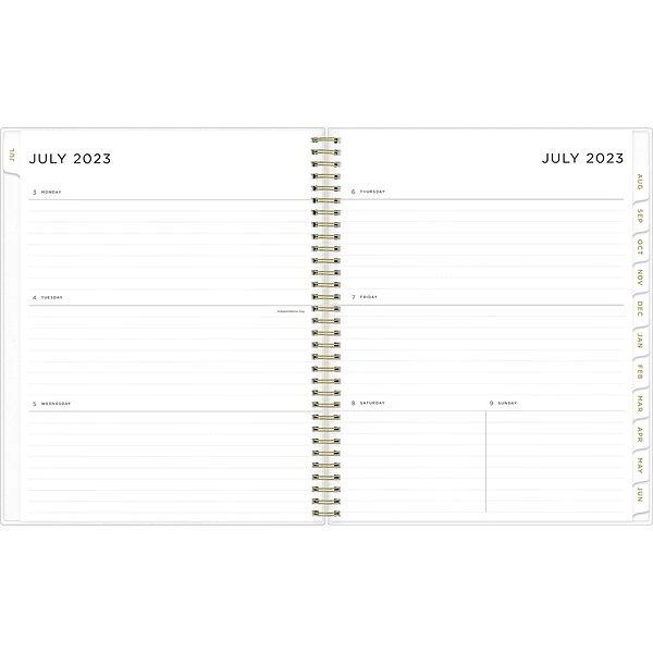 2023-2024 Blue Sky Ashley G Multicolor Smoke 8.5" X 11" Academic Weekly & Monthly Planner, Paperboard Cover (133681-A24) 3 2023-2024 Blue Sky Ashley G Multicolor Smoke 8.5" X 11" Academic Weekly & Monthly Planner, Paperboard Cover (133681-A24)