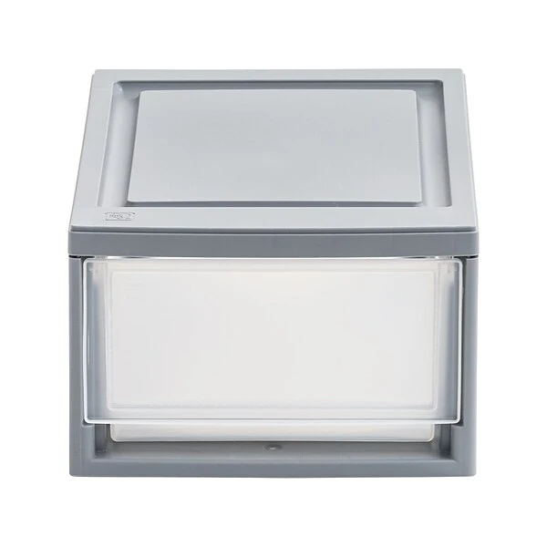 Iris Mini Storage Drawer, Gray/Translucent White (500221) 4 Iris Mini Storage Drawer, Gray/Translucent White (500221) - Image 2