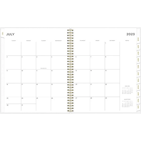 2023-2024 Blue Sky Ashley G Multicolor Smoke 8.5" X 11" Academic Weekly & Monthly Planner, Paperboard Cover (133681-A24) 4 2023-2024 Blue Sky Ashley G Multicolor Smoke 8.5" X 11" Academic Weekly & Monthly Planner, Paperboard Cover (133681-A24) - Image 2