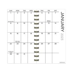 2023 TF Publishing 3.5" X 6.5" Weekly & Monthly Planner, Blue (SWM-23-7504)