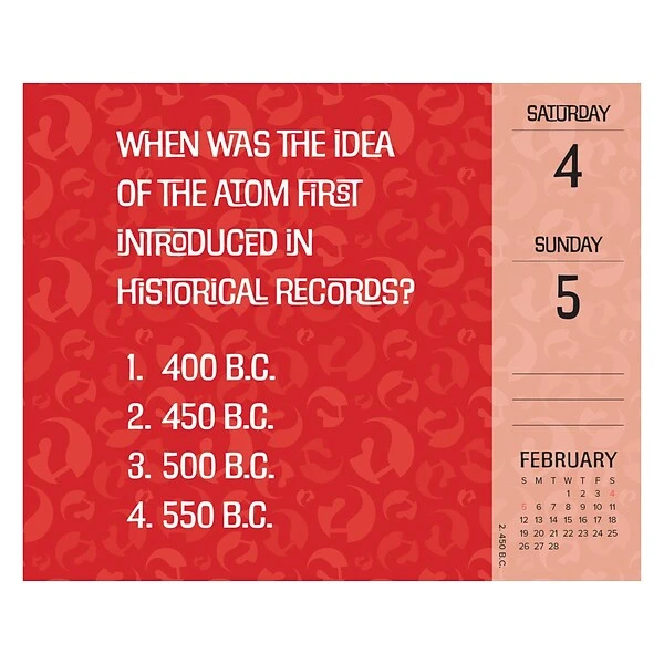 2023 Willow Creek Trivia Night 5.4" X 6.2" Day-to-Day Calendar (29732) 5 2023 Willow Creek Trivia Night 5.4" X 6.2" Day-to-Day Calendar (29732) - Image 3