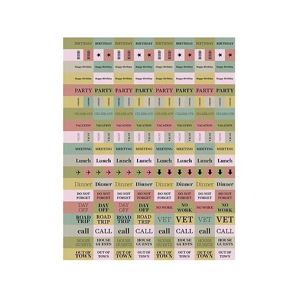 2023-2024 TF Publishing In The Village 9" X 11" Academic Weekly & Monthly Planner, Paperboard Cover, Multicolor (AY24-9712) 5 2023-2024 TF Publishing In The Village 9" X 11" Academic Weekly & Monthly Planner, Paperboard Cover, Multicolor (AY24-9712) - Image 3