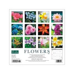 2023 Willow Creek Flowers 7" X 7" Monthly Wall Calendar (30394)