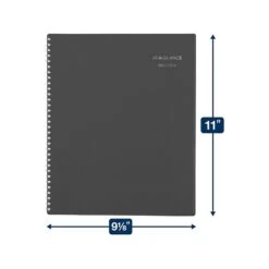 2023-2024 AT-A-GLANCE DayMinder 9.13" X 11" Academic Monthly Planner, Plastic Cover, Charcoal (AYC470-45-24) -Bostich Shop 3FA09660 80D4 4377 935A3628E55430CB s7