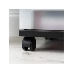 Iris 5-Drawer Storage Cart, Black/Translucent White (585006) -Bostich Shop 4314B523 1DFA 4DB0 91447132FE490750 s7