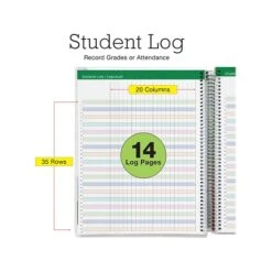 2023-2024 Global Printed Products Spring Floral 8.5" X 11" Academic Weekly & Monthly Teacher Planner, Paperboard Cover -Bostich Shop 447854E4 D301 48E9 83458A16D90D6A06 s7
