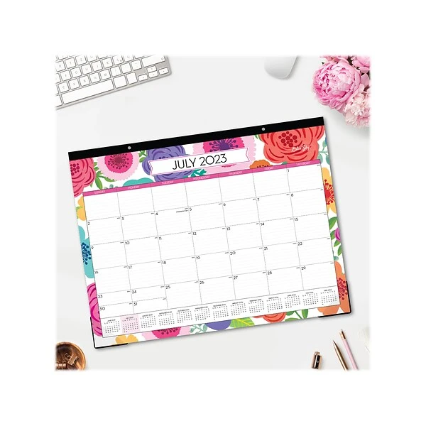 2023-2024 Blue Sky Mahalo 22" X 17" Academic Monthly Desk Pad Calendar, Multicolor (100157-A24) 3 2023-2024 Blue Sky Mahalo 22" X 17" Academic Monthly Desk Pad Calendar, Multicolor (100157-A24)