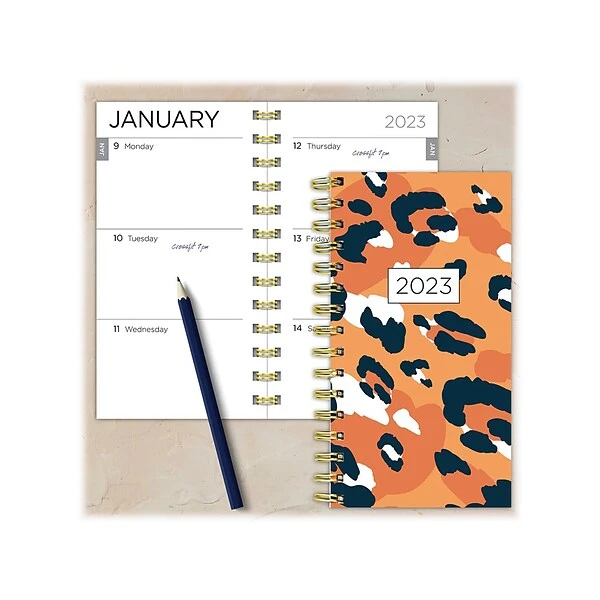 2023 TF Publishing Animal Print 3.5" X 6.5" Weekly & Monthly Planner, Multicolor (SWM-23-7500) 4 2023 TF Publishing Animal Print 3.5" X 6.5" Weekly & Monthly Planner, Multicolor (SWM-23-7500) - Image 2