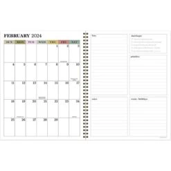 2023-2024 TF Publishing Sign Of Spring 9" X 11" Academic Weekly & Monthly Planner, Paperboard Cover, Green (AY24-9714) -Bostich Shop 4A27E101 8DE2 4AB5 BA8C9D9F3A533A30 s7