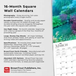 2023 BrownTrout Monet's Garden 12" X 24" Monthly Wall Calendar, (9781975448813) -Bostich Shop 4B1CE37D AD84 445B BC7CE75E935CD546 s7