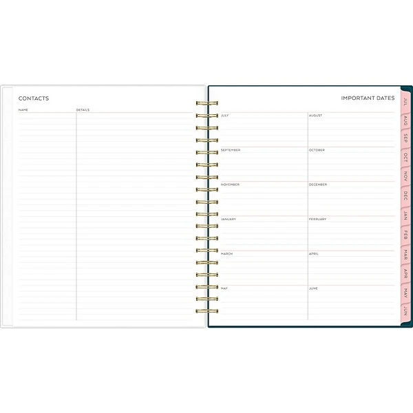 2023-2024 Blue Sky Greta 8" X 10" Academic Daily Planner, Paperboard Cover, Multicolor (144275) 7 2023-2024 Blue Sky Greta 8" X 10" Academic Daily Planner, Paperboard Cover, Multicolor (144275) - Image 5