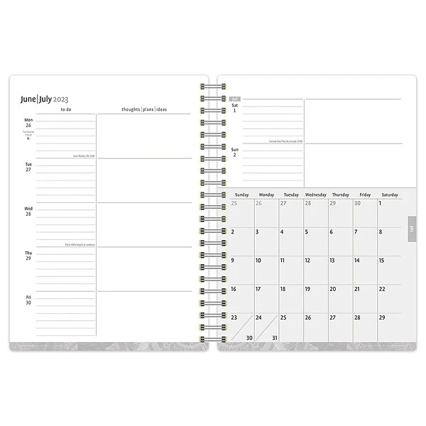 2023 Brush Dance Mindful Living 6" X 7.75" Weekly Desk Planner, Multicolor (9781975454678) 4 2023 Brush Dance Mindful Living 6" X 7.75" Weekly Desk Planner, Multicolor (9781975454678) - Image 2