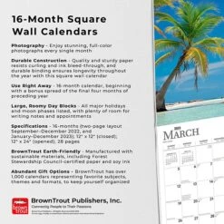 2023 BrownTrout Tropical Islands 12" X 12" Monthly Wall Calendar (9781975448929) 12 2023 BrownTrout Tropical Islands 12" X 12" Monthly Wall Calendar (9781975448929) -Bostich Shop 52F0ECE7 734F 461B B63A555C5E297E1B s7