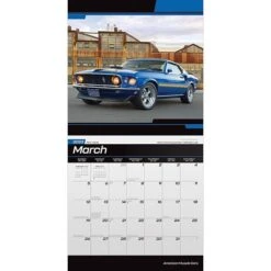 2023 BrownTrout American Muscle Cars OFFICIAL 12" X 24" Monthly Wall Calendar, (9781975449537) 10 2023 BrownTrout American Muscle Cars OFFICIAL 12" X 24" Monthly Wall Calendar, (9781975449537) -Bostich Shop 556B4095 F3E6 4DCD 92287B728A95C569 s7