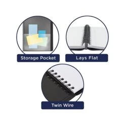 2023-2024 AT-A-GLANCE 9" X 11" Academic & Calendar Monthly Planner, Faux Leather Cover, Black (70-074-05-24) -Bostich Shop 57706D8C CF4E 4A0F B97530EAD2EB26DB s7