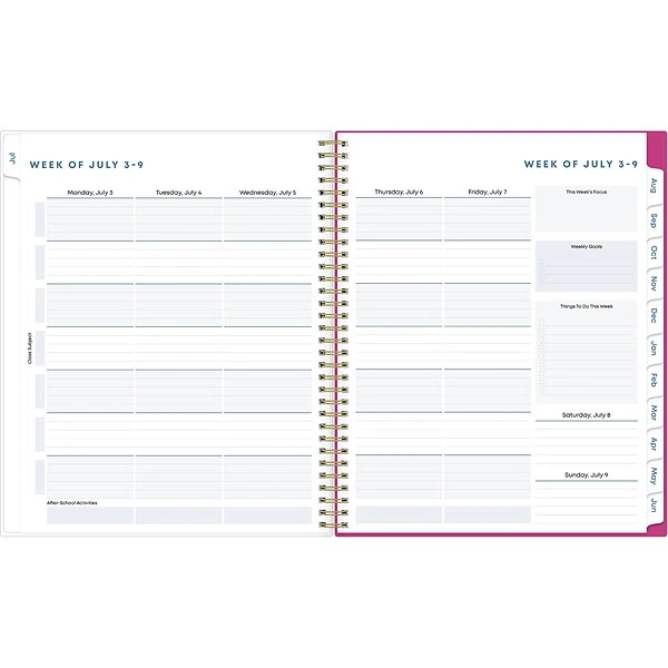 2023-2024 Blue Sky Plans & Things Confetti Bright 8.5" X 11" Academic Weekly & Monthly Planner, Plastic Cover (136609-A24) 3 2023-2024 Blue Sky Plans & Things Confetti Bright 8.5" X 11" Academic Weekly & Monthly Planner, Plastic Cover (136609-A24)