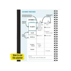 2023-2024 Five Star 5.5" X 8.5" Academic Weekly & Monthly Student Planner, Plastic Cover, Assorted Colors, Each (CAW451-00-24) -Bostich Shop 5D57FE22 524D 49B0 B667C3972B426268 s7