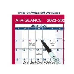 2023-2024 AT-A-GLANCE 48" X 32" Academic Yearly Wet-Erase Wall Calendar, Reversible, Red (PM36AP-28-24) 13 2023-2024 AT-A-GLANCE 48" X 32" Academic Yearly Wet-Erase Wall Calendar, Reversible, Red (PM36AP-28-24) -Bostich Shop 60A9B2E8 4950 4FF5 861680C703DE1A6D s7
