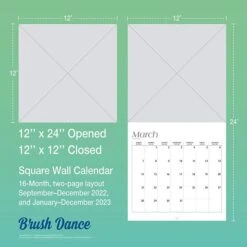 2023 Brush Dance Mindful Living 12" X 12" Monthly Wall Calendar (9781975454708) 13 2023 Brush Dance Mindful Living 12" X 12" Monthly Wall Calendar (9781975454708) -Bostich Shop 61BE596D 078F 476B 81CEA6C5E6881671 s7