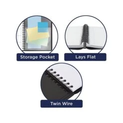 2023-2024 AT-A-GLANCE 5" X 8" Academic Daily Appointment Book, Faux Leather Cover, Black (70-807-05-24) -Bostich Shop 62C50566 F440 43FF 9997D22F94086D93 s7