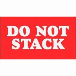 Shipping & Pallet Labels; 3x5" "Do Not Stack", 500 Labels/Roll