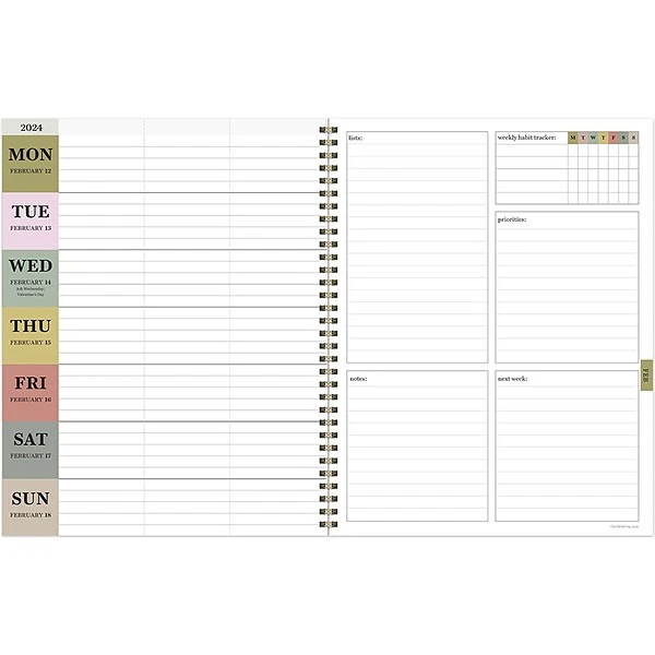 2023-2024 TF Publishing In The Village 9" X 11" Academic Weekly & Monthly Planner, Paperboard Cover, Multicolor (AY24-9712) 3 2023-2024 TF Publishing In The Village 9" X 11" Academic Weekly & Monthly Planner, Paperboard Cover, Multicolor (AY24-9712)
