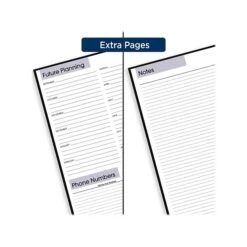 2023-2024 AT-A-GLANCE DayMinder 8" X 12" Academic Monthly Planner, Faux Leather Cover, Black (AY2-00-24) -Bostich Shop 6EC3A64E 3F48 415B 85D15026B366C040 s7