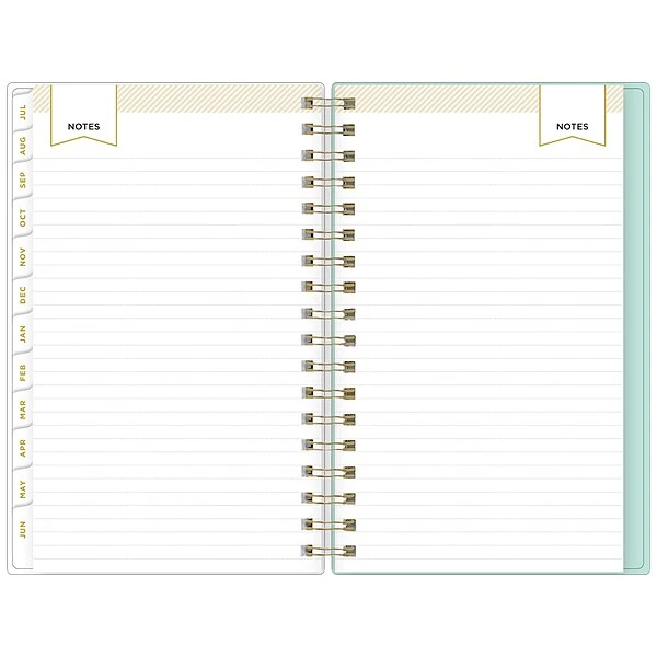 2023-2024 Blue Sky Day Designer Romance Mint 3.63" X 6.13" Academic Weekly & Monthly Planner, Paperboard Cover (142527) 8 2023-2024 Blue Sky Day Designer Romance Mint 3.63" X 6.13" Academic Weekly & Monthly Planner, Paperboard Cover (142527) - Image 6