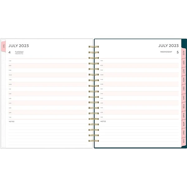2023-2024 Blue Sky Greta 8" X 10" Academic Daily Planner, Paperboard Cover, Multicolor (144275) 3 2023-2024 Blue Sky Greta 8" X 10" Academic Daily Planner, Paperboard Cover, Multicolor (144275)