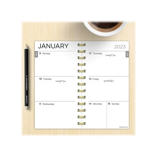 2023 TF Publishing Animal Print 3.5" X 6.5" Weekly & Monthly Planner, Multicolor (SWM-23-7500) 5 2023 TF Publishing Animal Print 3.5" X 6.5" Weekly & Monthly Planner, Multicolor (SWM-23-7500) - Image 3