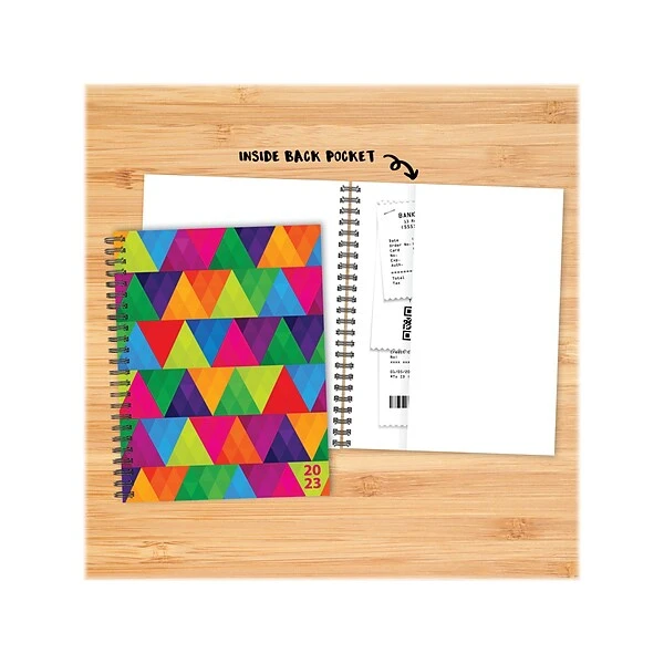 2023 Willow Creek Colorful Geometric 6.5" X 8.5" Weekly Planner, Multicolor (30301) 7 2023 Willow Creek Colorful Geometric 6.5" X 8.5" Weekly Planner, Multicolor (30301) - Image 5
