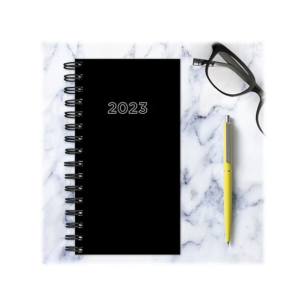2023 TF Publishing 3.5" X 6.5" Weekly & Monthly Planner, Black (SWM-23-7502) 5 2023 TF Publishing 3.5" X 6.5" Weekly & Monthly Planner, Black (SWM-23-7502) - Image 3