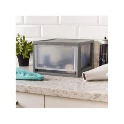 Iris Storage Drawer, Gray/Translucent White (500222) -Bostich Shop 7C518F26 A994 4130 B3C210D78DAF35FE s7