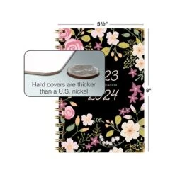 2023-2024 Global Printed Products Floral Pink 5.5" X 8" Academic Weekly & Monthly Planner, Paperboard Cover (AY23-02-S) 14 2023-2024 Global Printed Products Floral Pink 5.5" X 8" Academic Weekly & Monthly Planner, Paperboard Cover (AY23-02-S) -Bostich Shop 7E8C19C5 D81A 417C 92B9612101653C12 s7