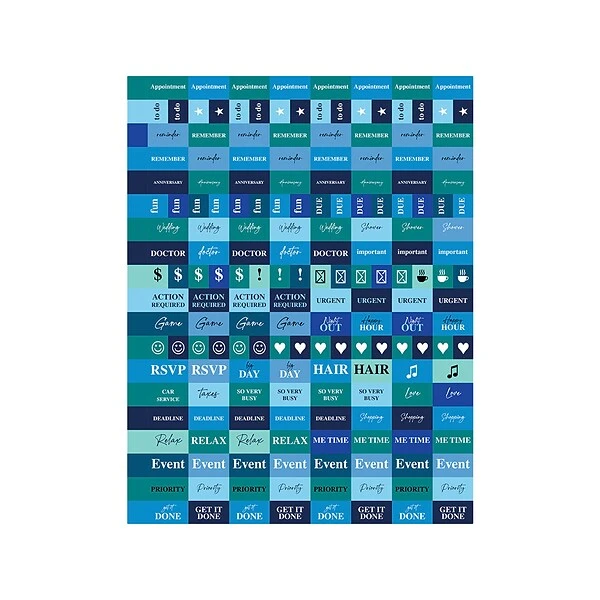 2023 TF Publishing Water Drops 9" X 11" Weekly & Monthly Planner, White/Blue (LWM-23-9730) 6 2023 TF Publishing Water Drops 9" X 11" Weekly & Monthly Planner, White/Blue (LWM-23-9730) - Image 4
